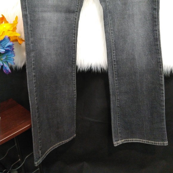 Calvin Klein Black Flare Leg Jeans Size 6 - Picture 5 of 13